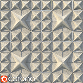 Декор. Панель 3D звёзды