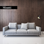 Minotti Sherman 93 low-back sofa