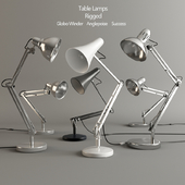 Table lamps (rigged)