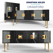 Crawford console & cabinet by Jonathan Adler