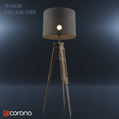 Floor lamp_WOOD TELESCOPE