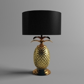 Silver & Gold Pineapple Lamp