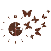 Настенные часы с бабочками