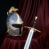 Шлем и меч