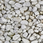 Seamless white-pebble texture
