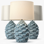 LuxDeco Bayern Table Lamp - Turquoise Base