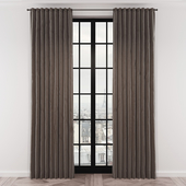 curtains RH BRUSHED COTTON TWILL DRAPERY