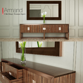 Longhi Armand Sideboard & Adone Mirror
