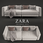 Zara 4 Seater featuring Mondo Fabric in 'Almond'