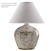 Ralph Lauren CLAUDETTE MEDIUM TABLE LAMP IN MERCURY GLASS RL3890MG