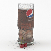 A glass of Pepsi