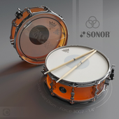 Малый барабан Sonor Force 3007 14-inch Snare drum maple/ John Bonham edition "на конкурс "