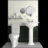 Sink Sanitan balasani, toilet Sanitan highgrove, mixer barber wilson
