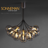 Sonneman ORB CLUSTER 19-LIGHT PENDANT