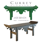 Currey & Company / Jade Bench