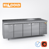 Table refrigerated pizzafied HiCold, set HiCold SN 111, GN 11, GN 33, GN 1