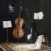 Music Set With Cello