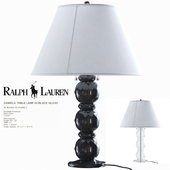 Ralph Lauren DANIELA TABLE LAMP IN BLACK GLASS