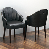 Design chairs with shaped armrests and cloves S07