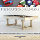 RH Brunswick exclusive tournament billiards table