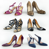 6 pairs of women&#39;s shoes