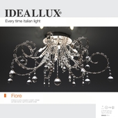 Crystal chandelier Ideal Lux Fiore