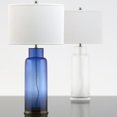 Lamp safavieh Blue Glass