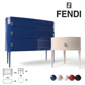 Chest of drawers and nightstand Heritage Emile Fendi