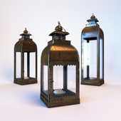 Old brass lamps