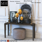 Console MHLIVING TIFFANY + decors