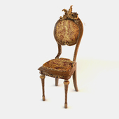Asymmetric Medallion chair