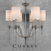 Currey chandbury semi-flush chandelier