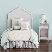 Baby bed and nightstand Juliette, Pottery barn kids