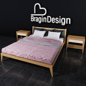 Bed FLY - Oak BraginDesign