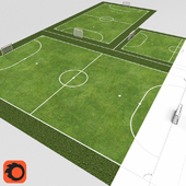 The fields for mini-football