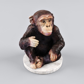Decorative figurine chimpanzee