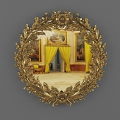 classic gold mirror