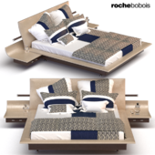 Bed Roche Bobois Vanity Bed with nightstands