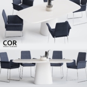 COR Fino Chair  and Conic Table