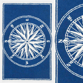 Trans Ocean Frontporch Compass Rug