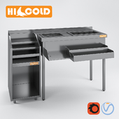 A set of bar equipment HiCold, NBMLL-4 / 5B, SAB-10 / 5BPK, NBMSZMV-4 / 5B NBMSZKV-7 / 5B NBMSZM-6 / 5B NBMTV 3-4 / 5B