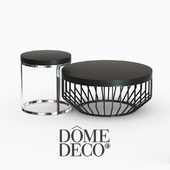 Dome deco set of coffee tables