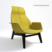 Ventura Lounge Armchair by Poliform