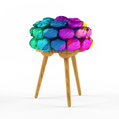 Recycled Silk Stool by Meb Rure Design Studio