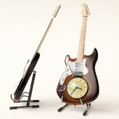 Guitar clock