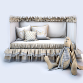 Заяц, детской постельное белье и кровать IKEA