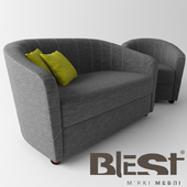 Blest  Beauty sofa and armchair
