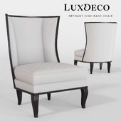 LuxDeco BETHANY HIGH BACK CHAIR