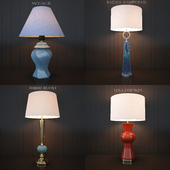 A set of table lamps