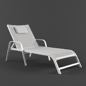 RivieraOutdoor Reclining Sun Lounger with Arms